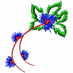 Flowers And Tree Embroidery Design 6 Flowers And Tree Embroidery Design 6